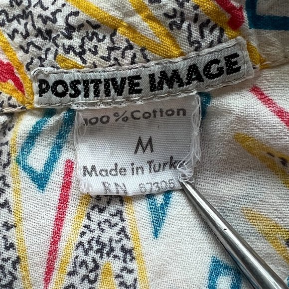 "Saved By The Bell" Vintage 80s/90s Positive Image Short-Sleeve Shirt - Medium - Picture 6 of 8